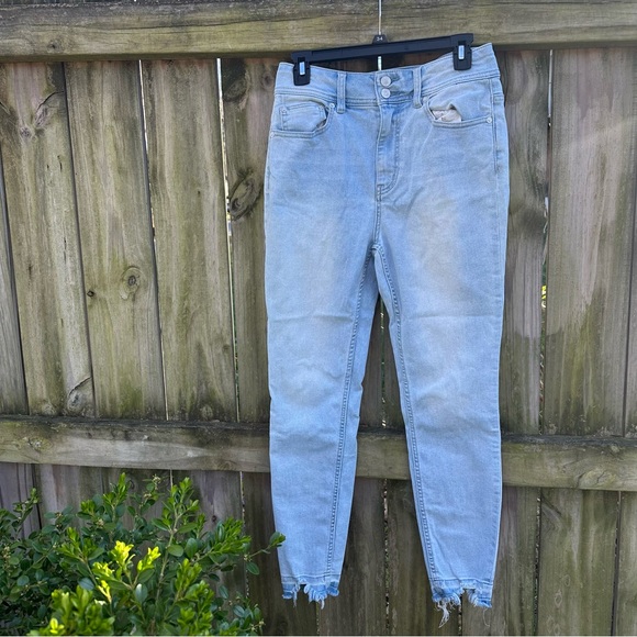 Free People Wild Child‎ Skinny Jeans Havana Blue Light Wash High Rise Size 29/8 - Picture 14 of 14